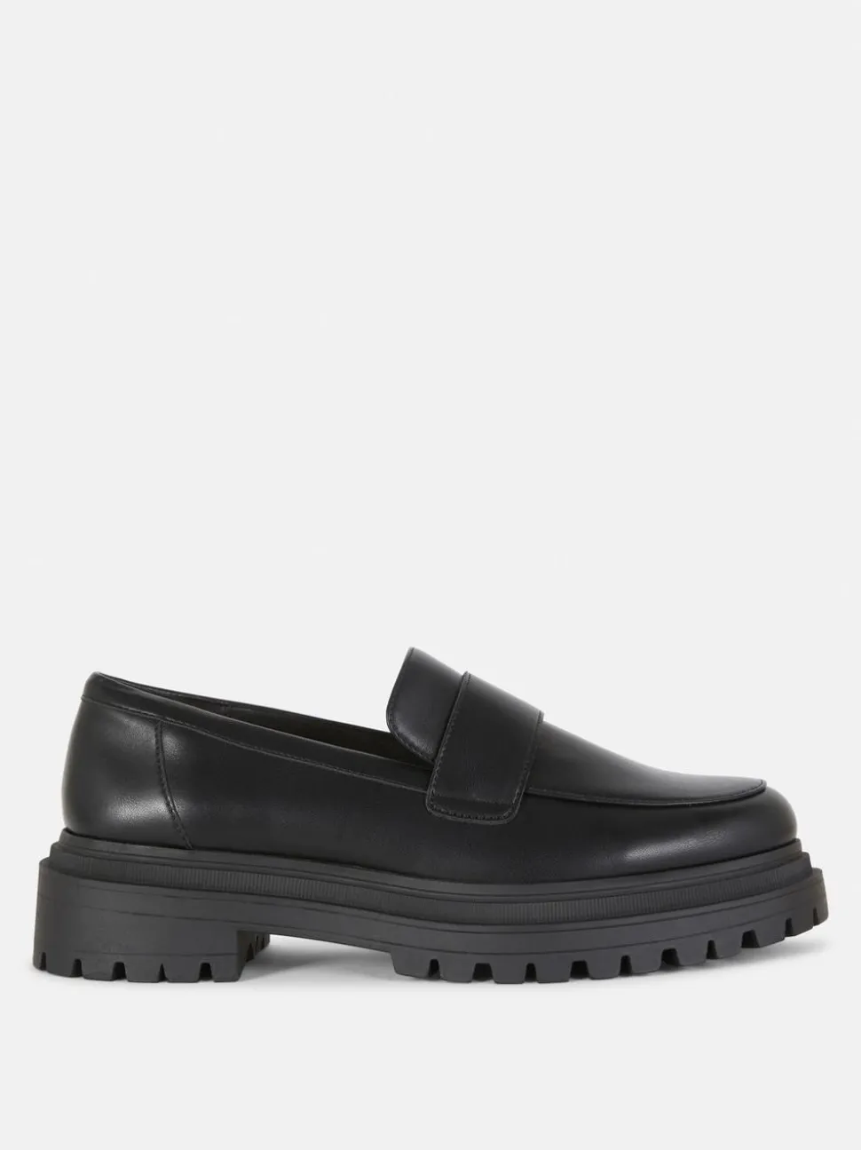 Mokasyny na grubej platformie