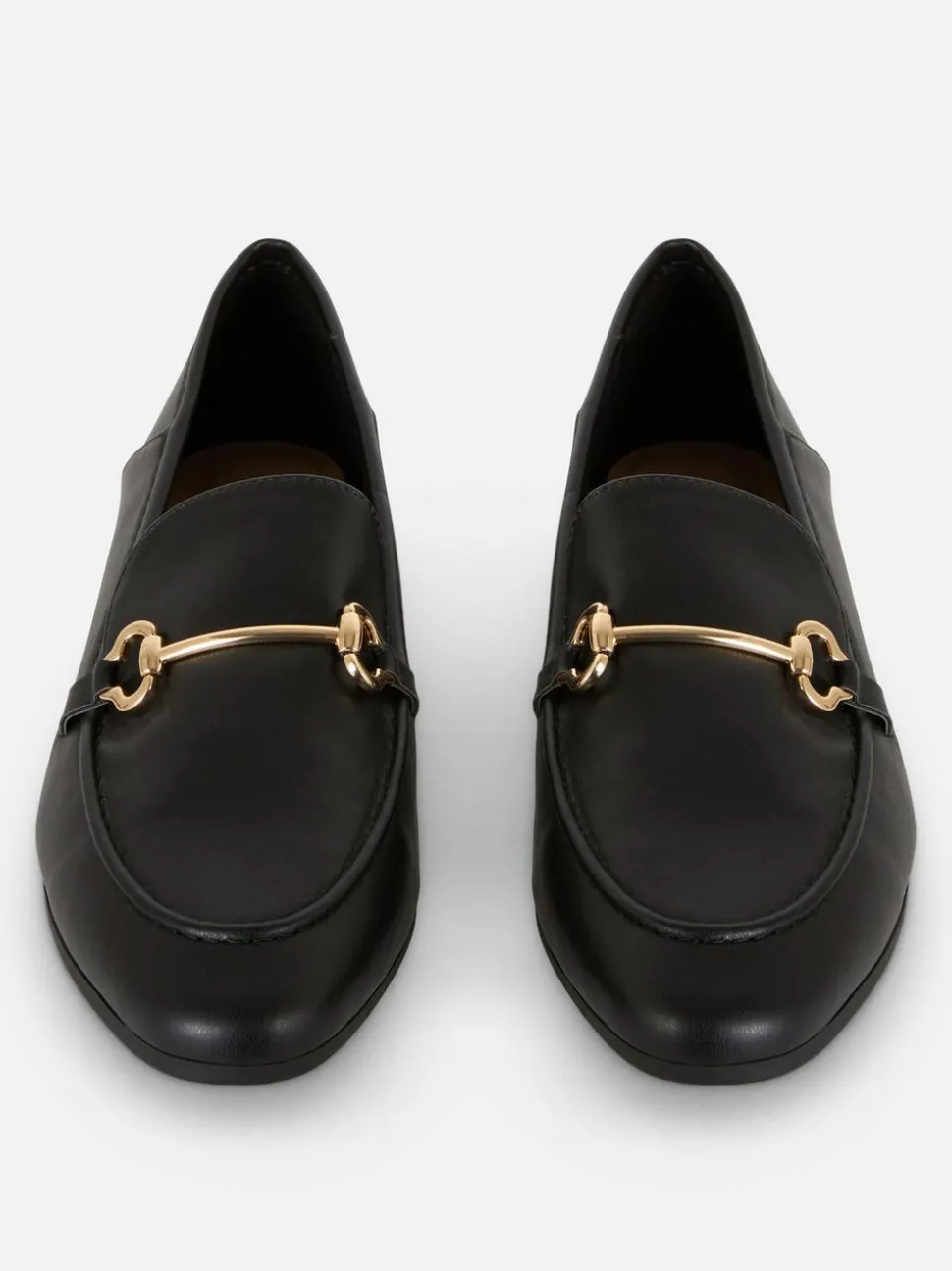 Mokasyny z wędzidłem ze sztucznej skóry