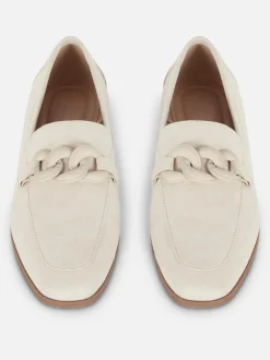 Mokasyny ze sztucznego zamszu z klamrą