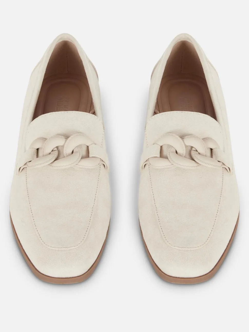 Mokasyny ze sztucznego zamszu z klamrą