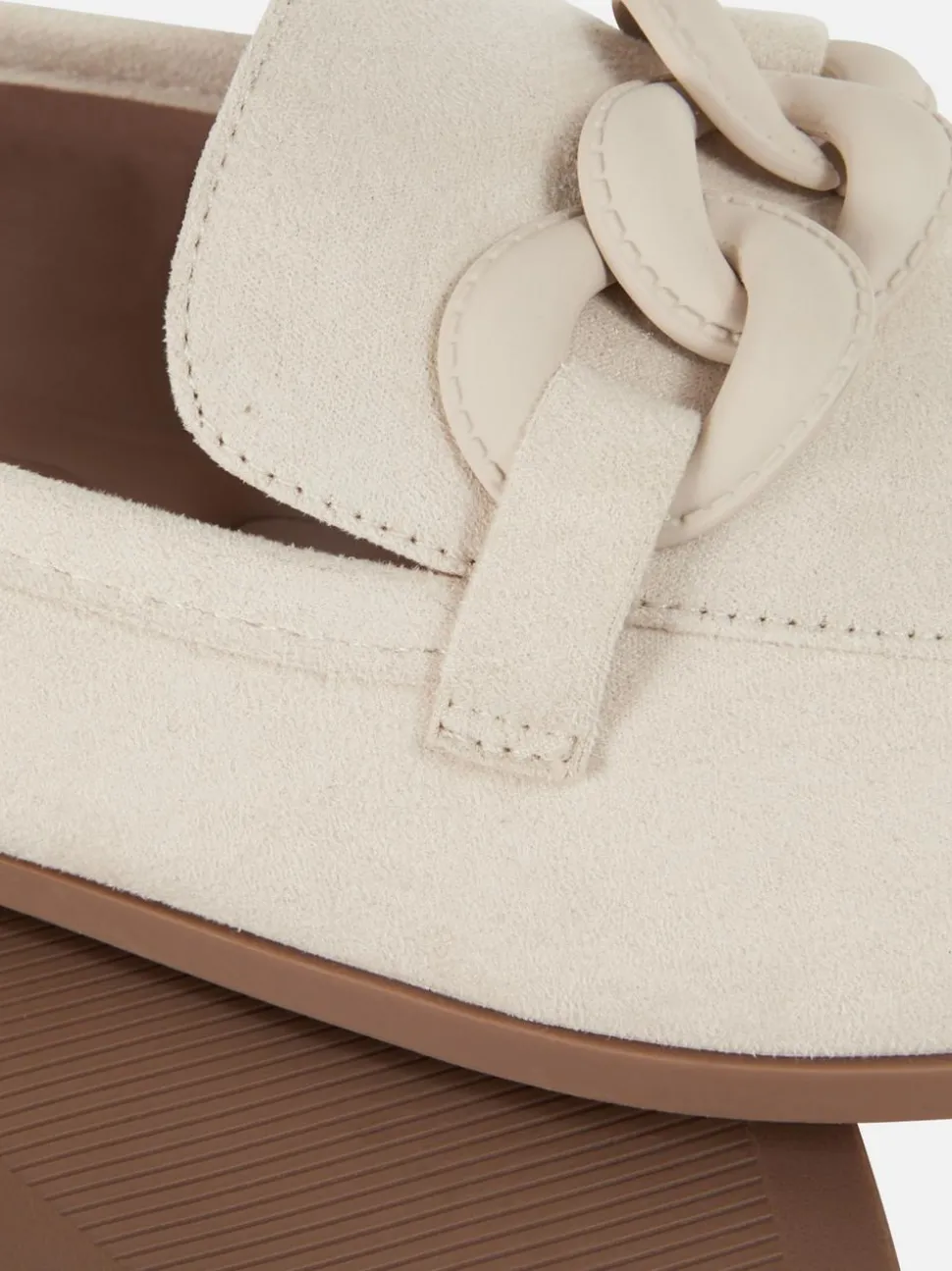 Mokasyny ze sztucznego zamszu z klamrą