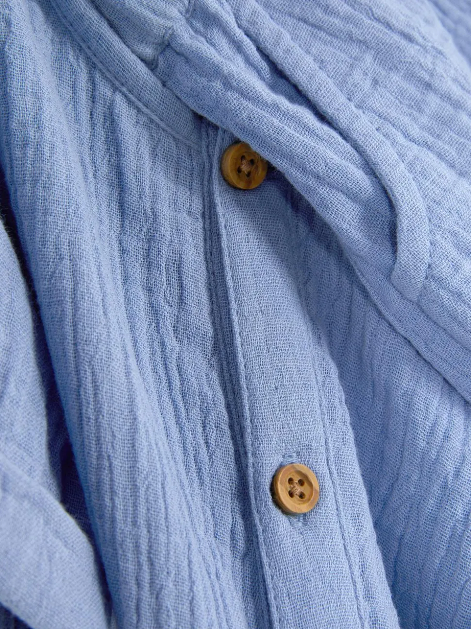 Muślinowy komplet z koszulą i szortami