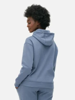 Nierozpinana bluza z kapturem i nadrukiem