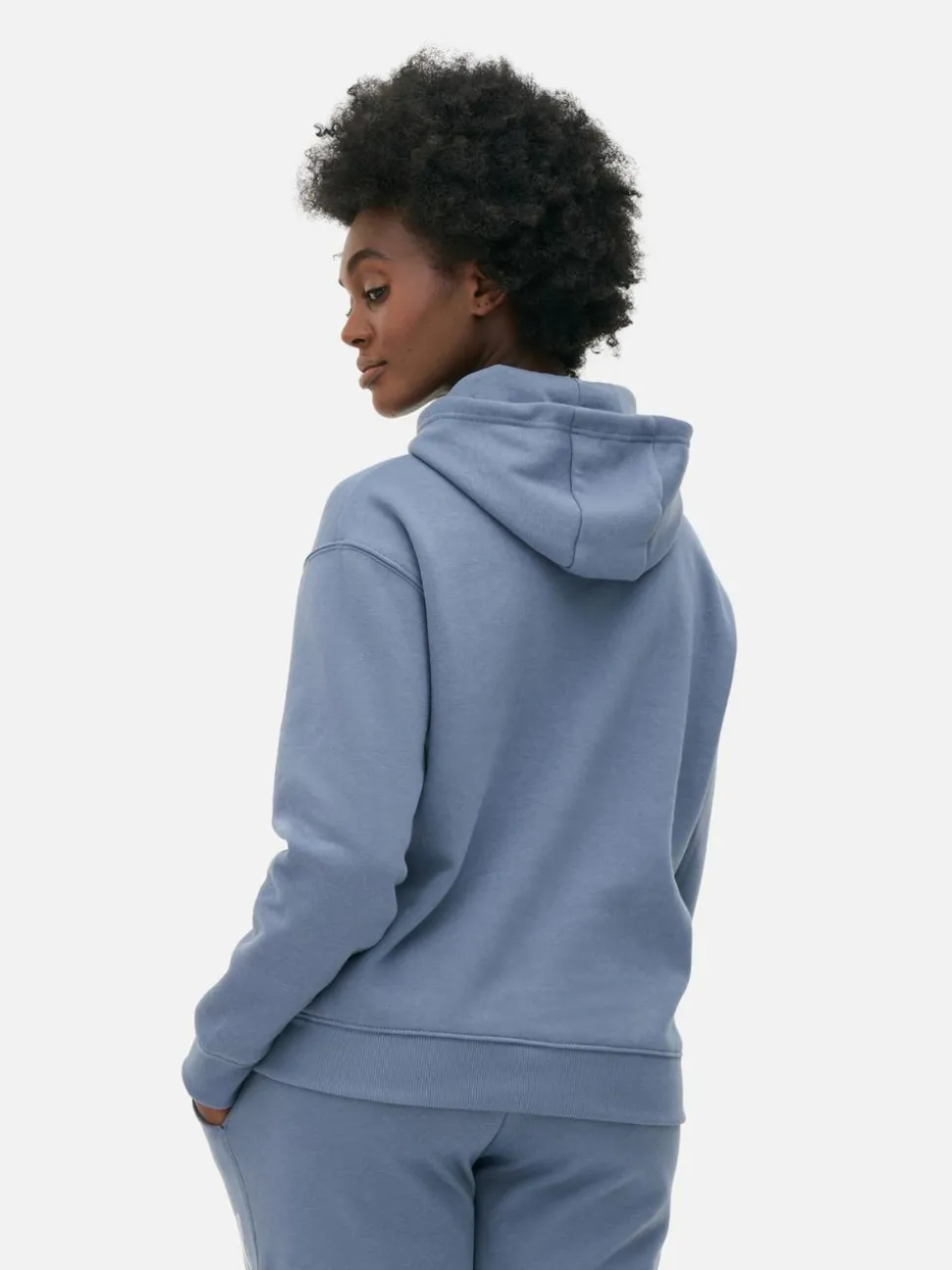 Nierozpinana bluza z kapturem i nadrukiem