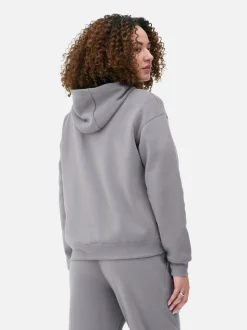 Nierozpinana bluza z kapturem i nadrukiem