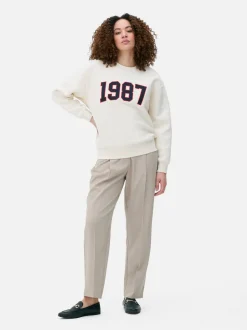 Nierozpinana bluza z nadrukiem