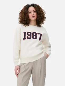 Nierozpinana bluza z nadrukiem