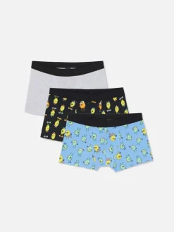 Nietuzinkowe bokserki limonkowe, 3 pary