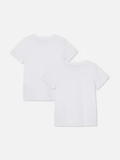 Niezbędne T-shirty z bawełny, 2 szt.