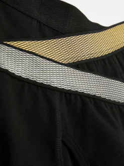 Obcisłe bokserki z metalicznym paskiem, 3 pary