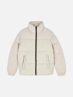 Ocieplany płaszcz średniej długości