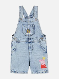 Ogrodniczki jeansowe z motywem Świnki Peppy
