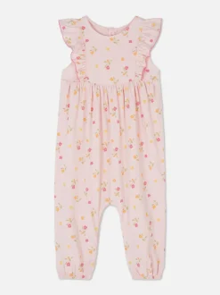 Ogrodniczki z falbanką