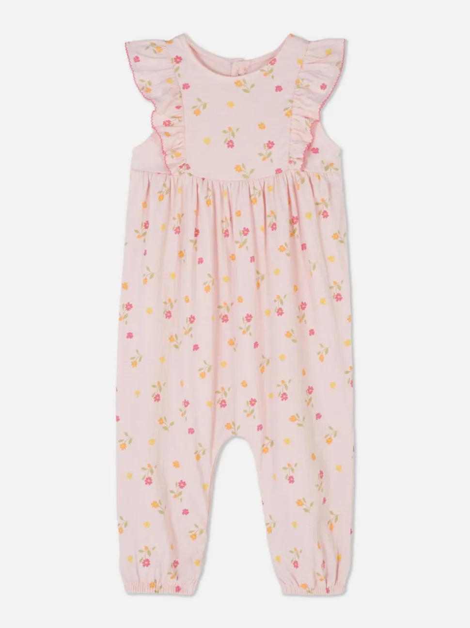 Ogrodniczki z falbanką