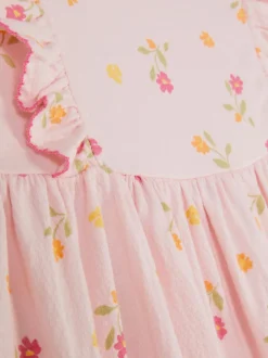 Ogrodniczki z falbanką