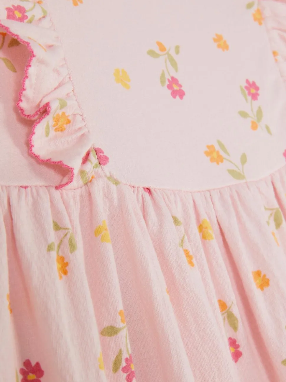 Ogrodniczki z falbanką