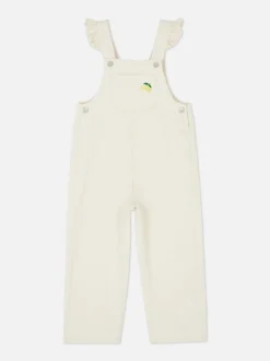 Ogrodniczki z kwadratowym dekoltem