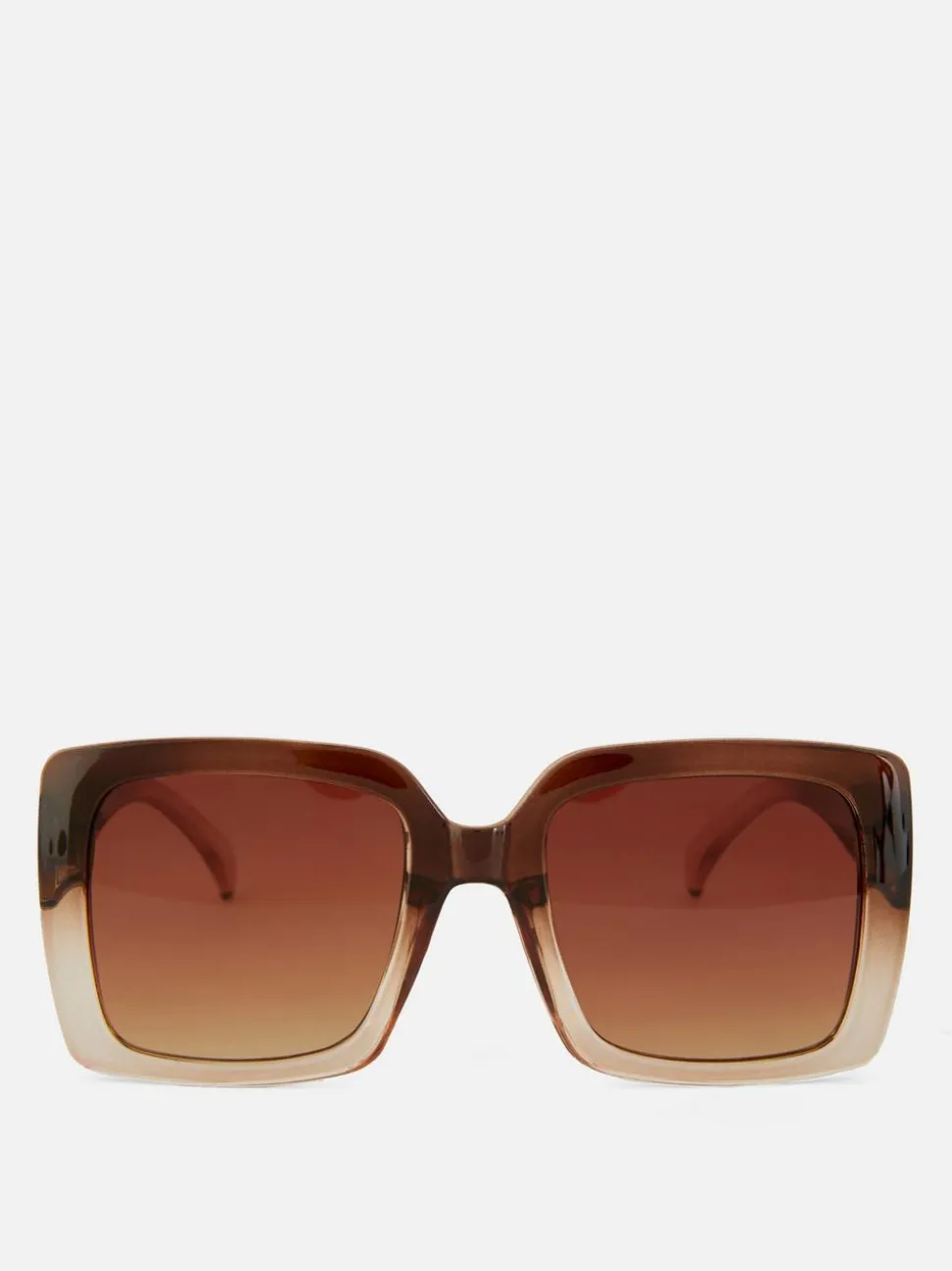 Okulary przeciwsłoneczne oversize z efektem ombré