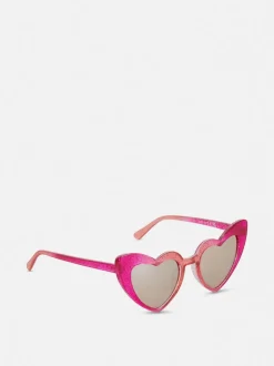 Okulary przeciwsłoneczne w oprawce w kształcie serca