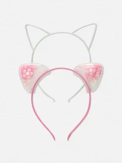 Opaski na głowę w kształcie kocich uszu, 2 szt.