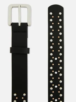 Pasek do jeansów z ćwiekami