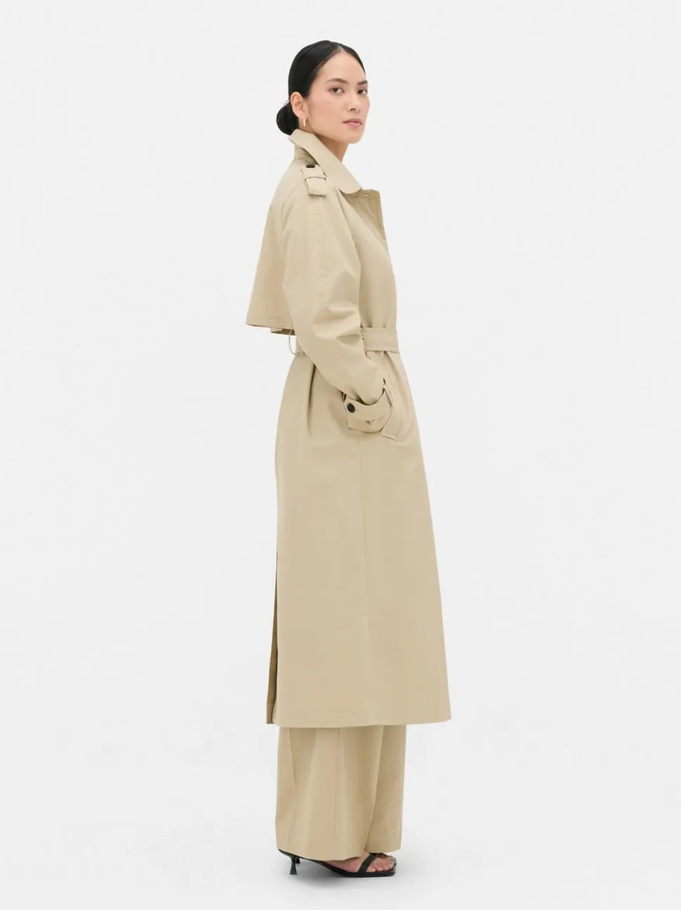 Płaszcz z paskiem The Edit