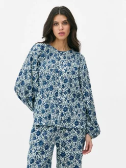 Patchworkowa bluzka w kwiaty Paula Echevarría