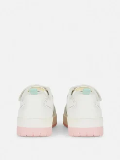 Płócienne buty sportowe z niską cholewką i tęczą