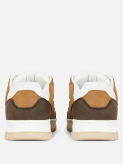 Płócienne buty sportowe z niską cholewką