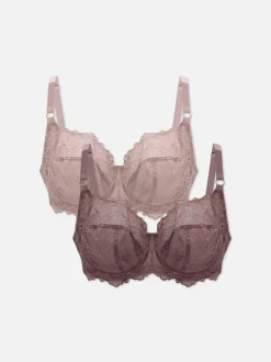 Pełniejsze biustonosze nieusztywniane, 2 szt.