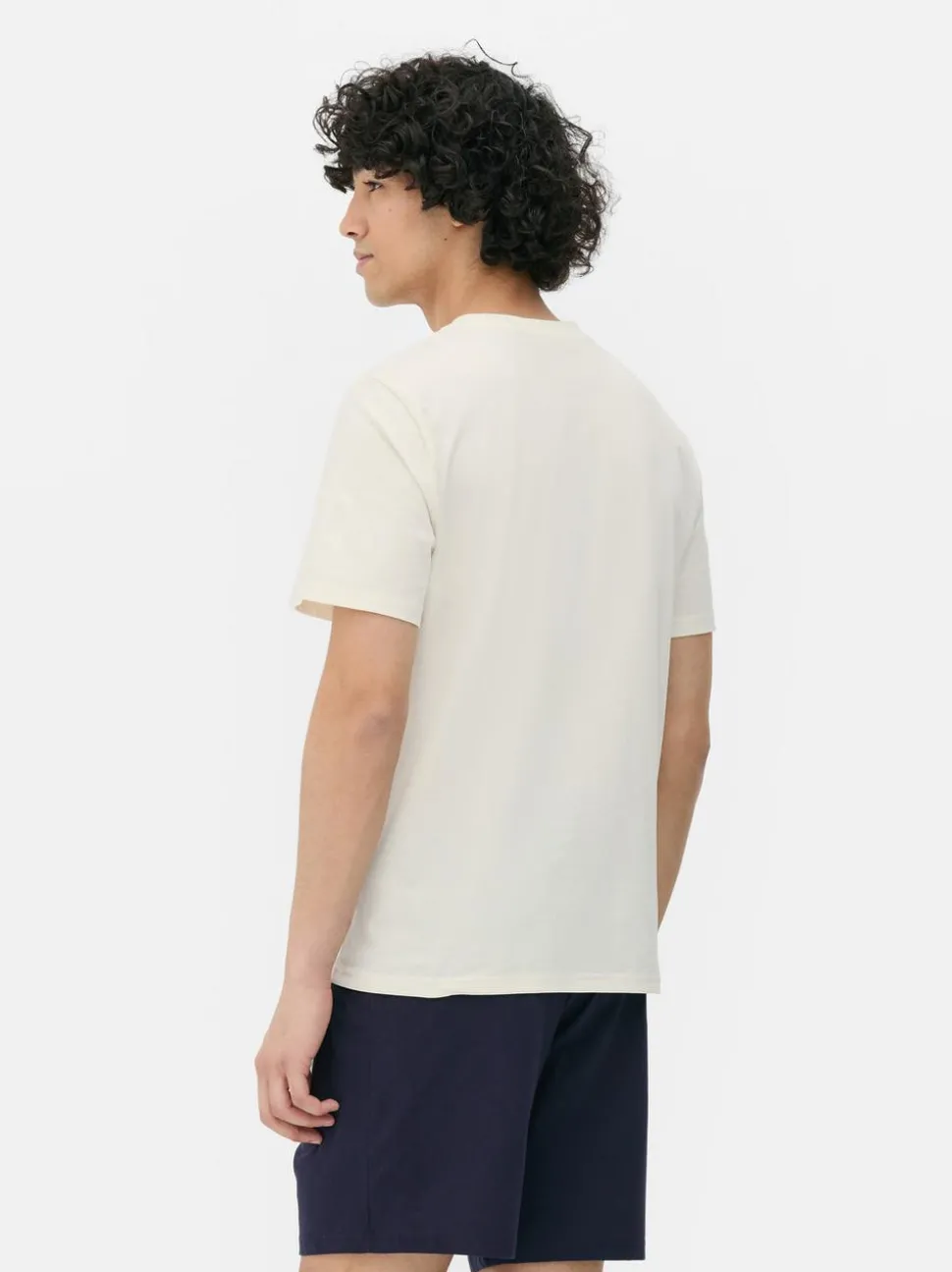 Piżama z szortami i nadrukiem z motywem cytryn