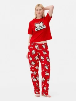 Piżama z T-shirtem i spodniami dresowymi Hello Kitty