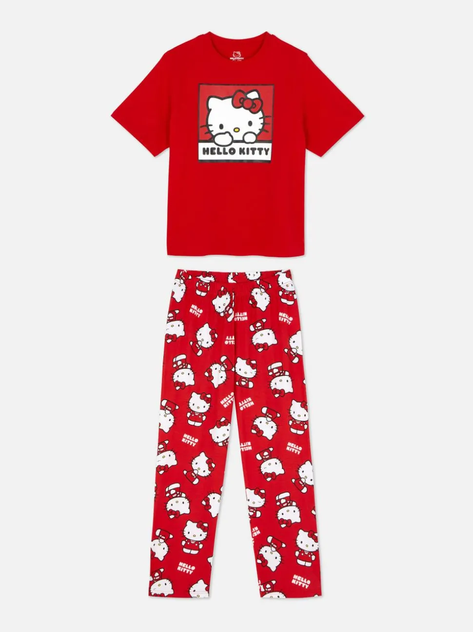 Piżama z T-shirtem i spodniami dresowymi Hello Kitty