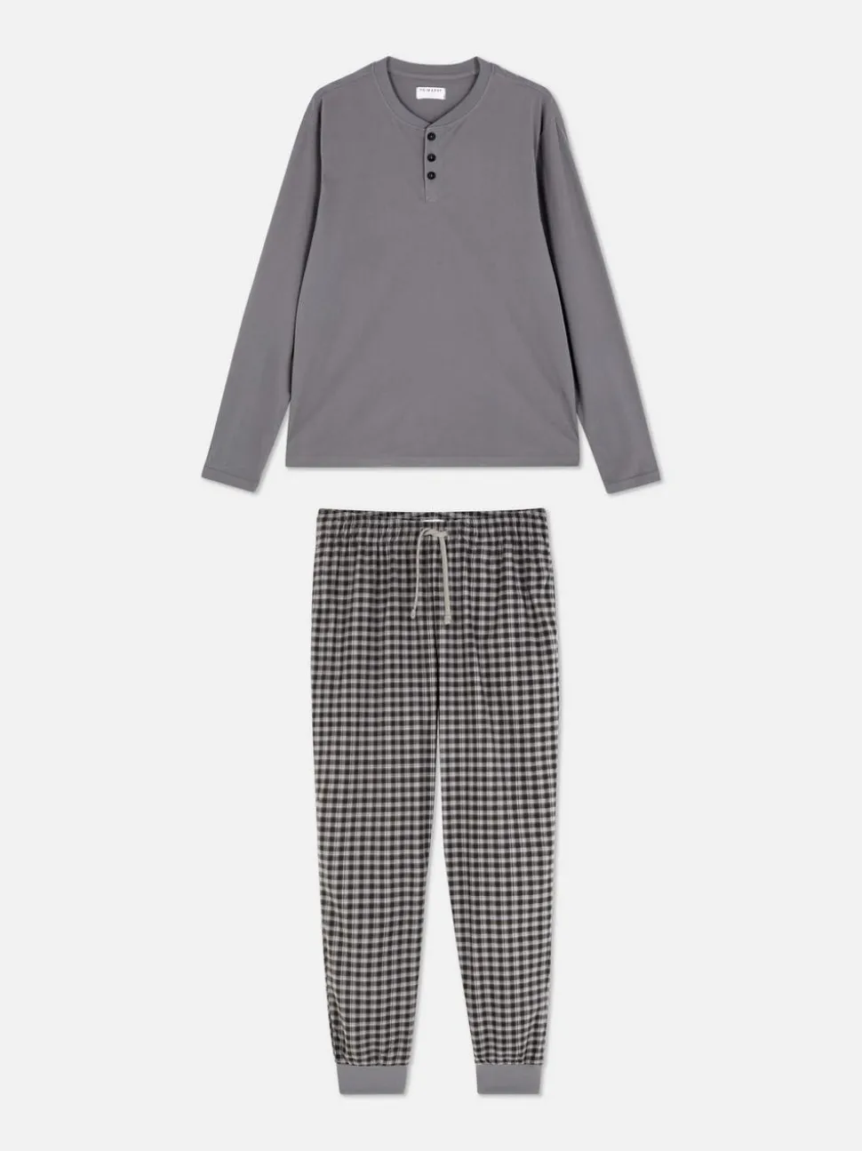 Piżama ze wzorem w kratę