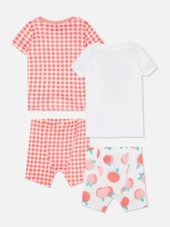 Piżamy w różne wzory, 2 komplety