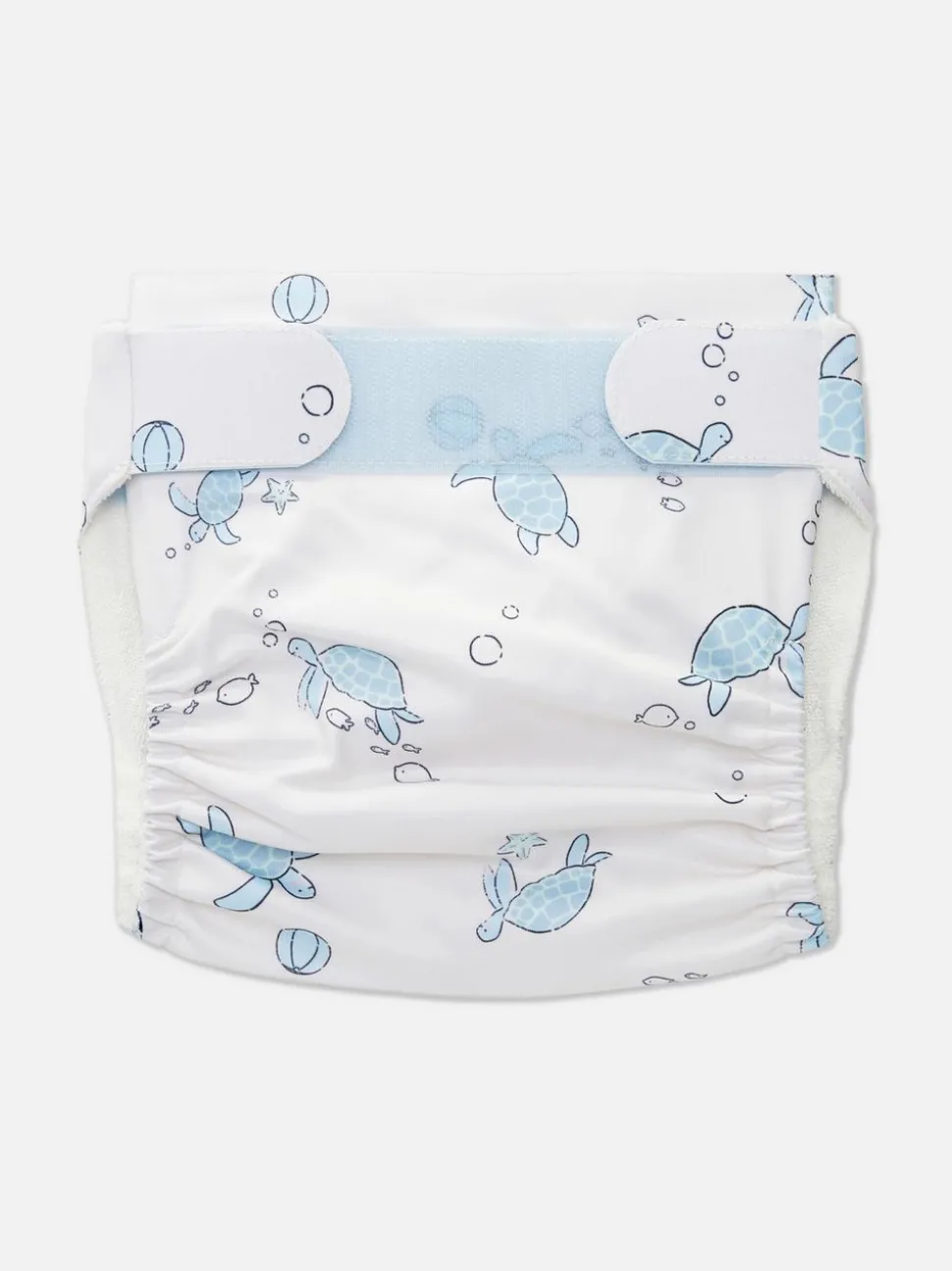 Pieluszka do kąpieli wielokrotnego użytku w żółwie