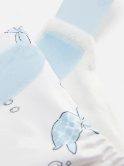 Pieluszka do kąpieli wielokrotnego użytku w żółwie