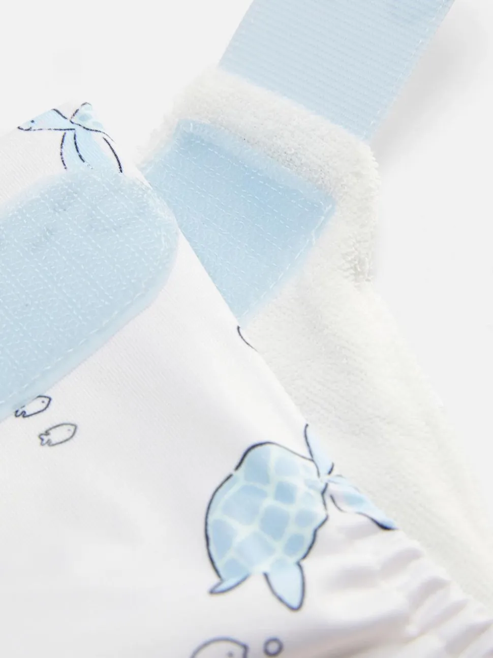 Pieluszka do kąpieli wielokrotnego użytku w żółwie