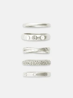 Pierścionki The Edit, 5 szt.