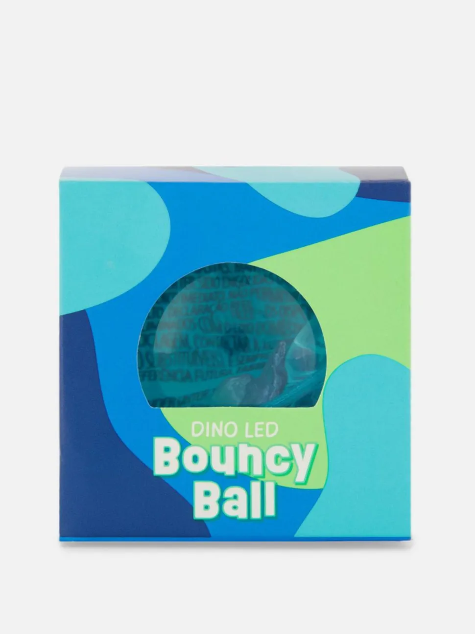 Piłka kauczukowa LED z dinozaurem