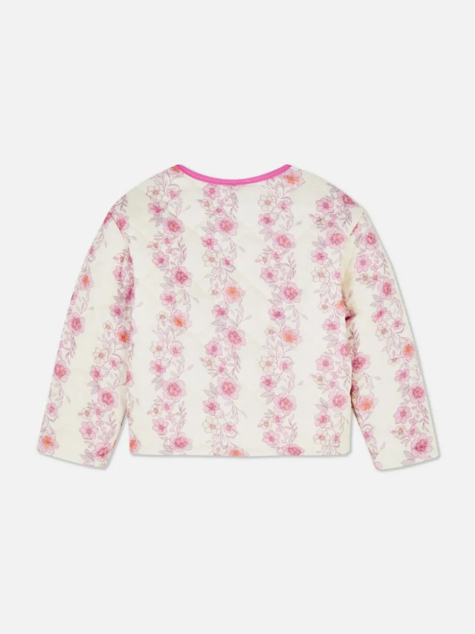 Pikowana kurtka w kwiaty