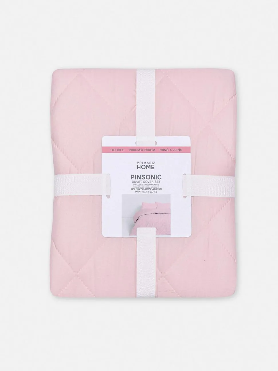 Pikowana pościel w romby na łóżko dwuosobowe