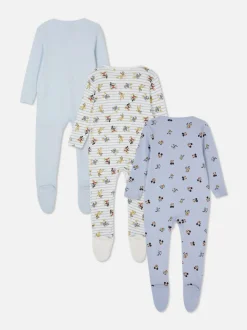 Śpioszki z motywem Disneya, 3 szt.