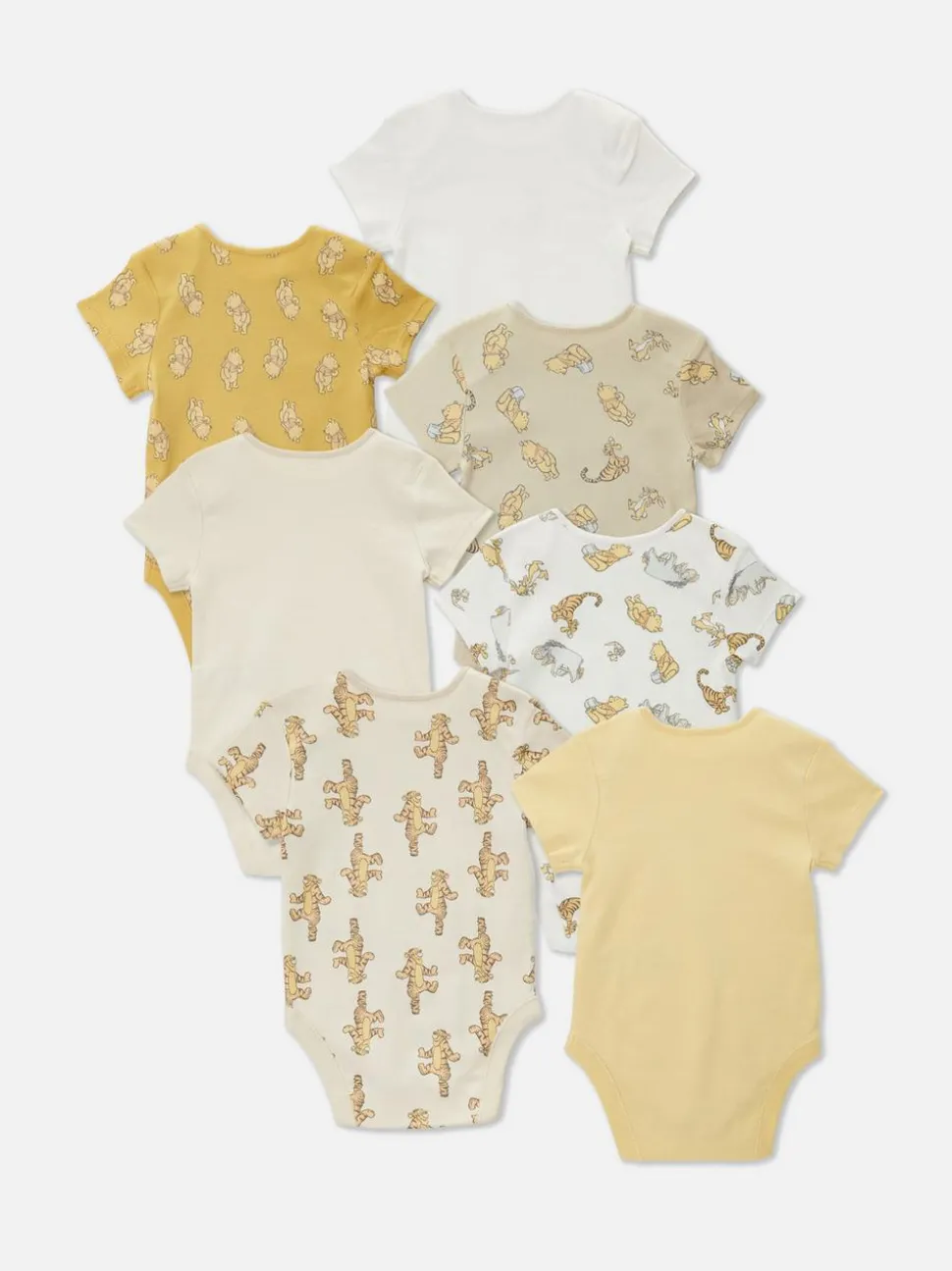 Śpioszki z motywem Kubusia Puchatka Disneya, 7 szt.