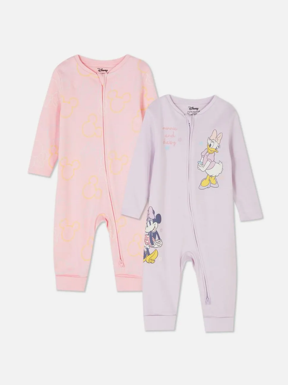 Śpioszki z motywem Myszki Minnie Disneya, 2 szt.