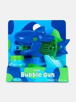 Pistolet-zabawka na bańki mydlane z motywem rekina