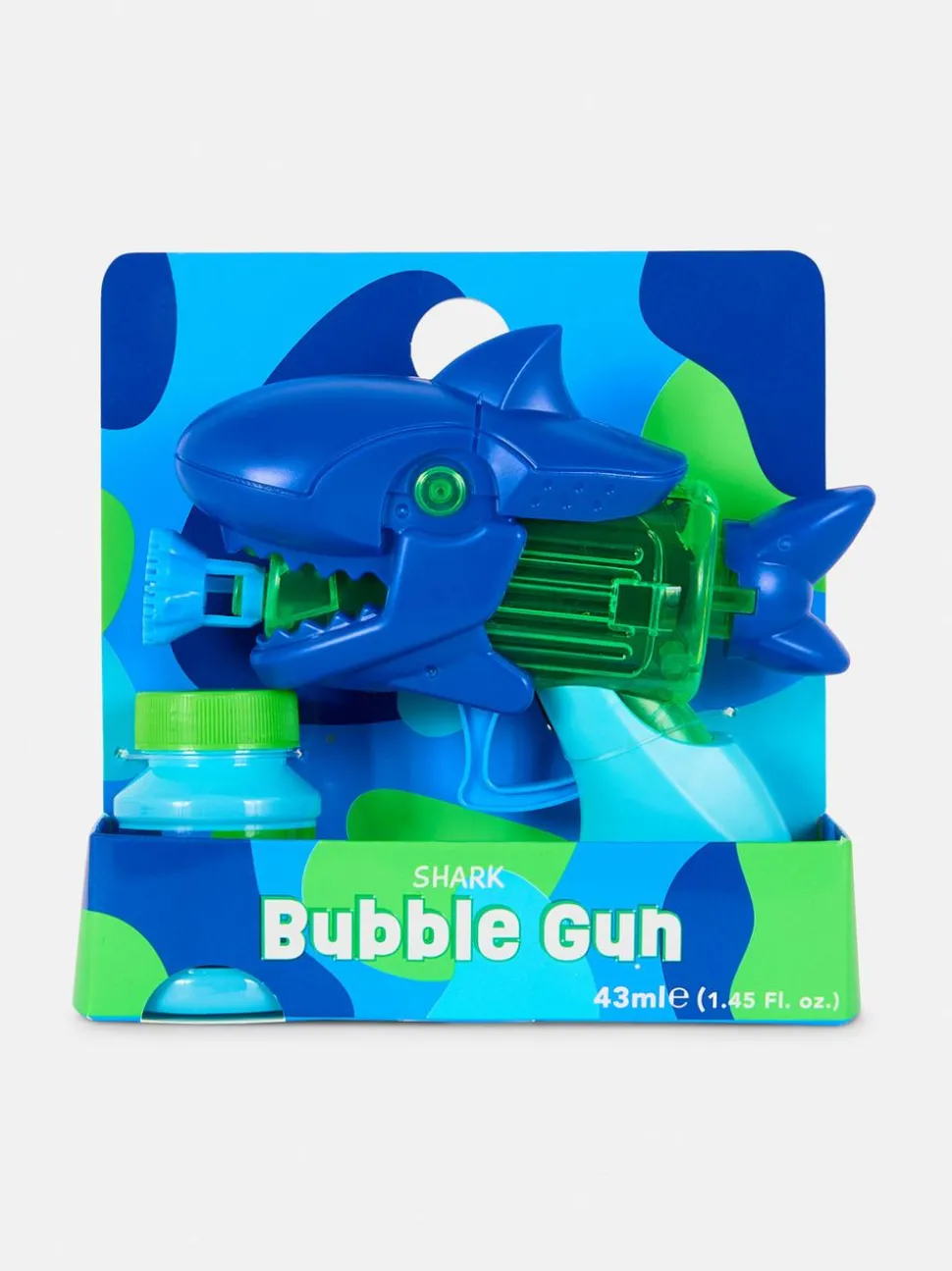 Pistolet-zabawka na bańki mydlane z motywem rekina