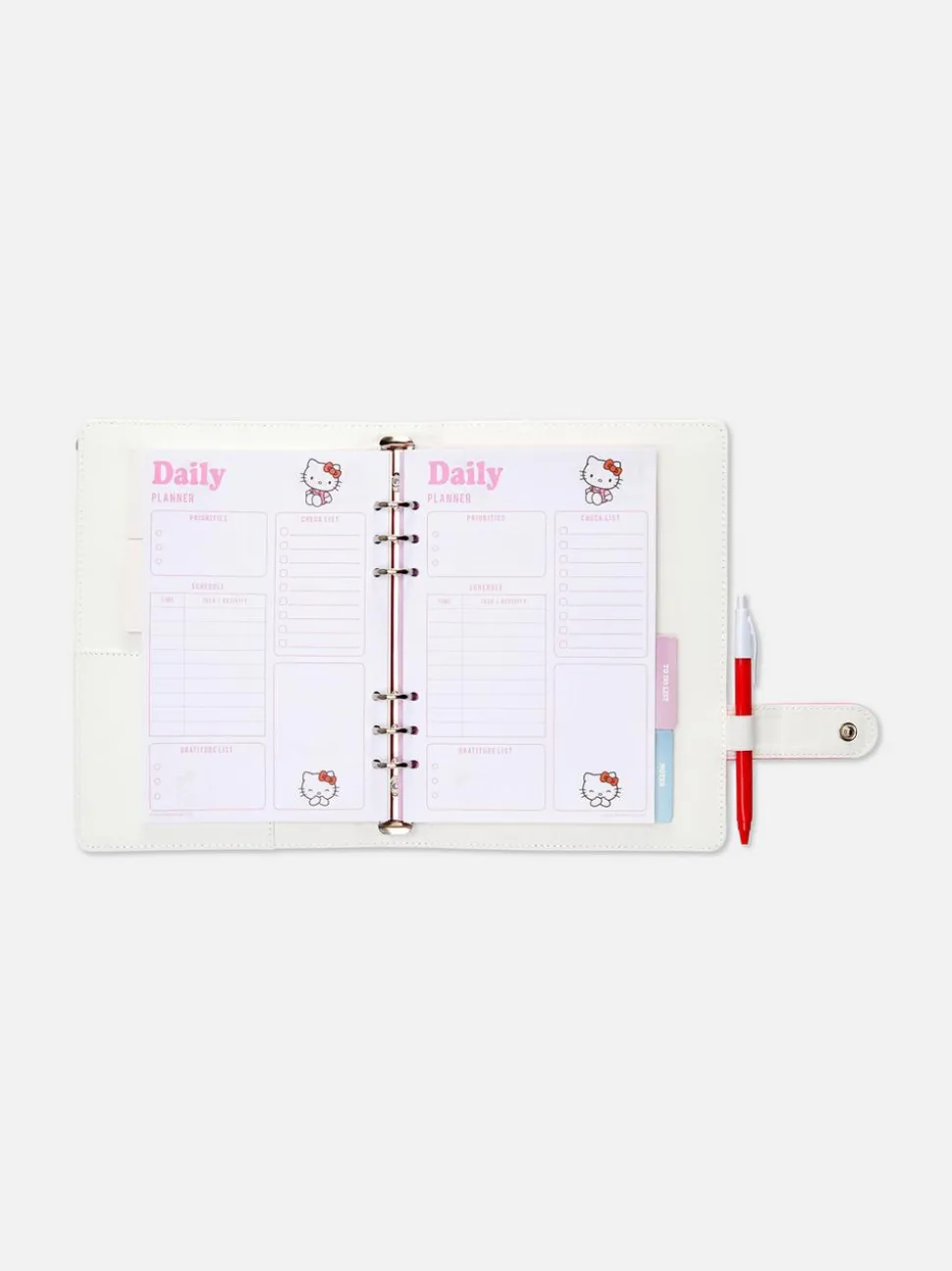 Planer z motywem Hello Kitty i przyjaciół