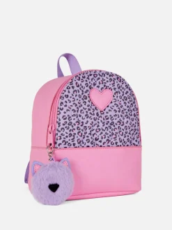 Plecak ze wzorem w panterkę