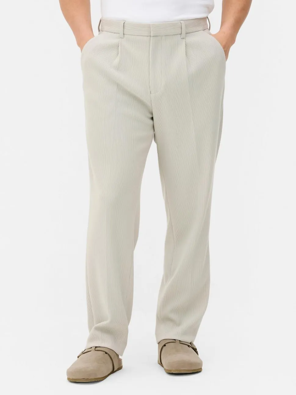 Plisowane spodnie Kem
